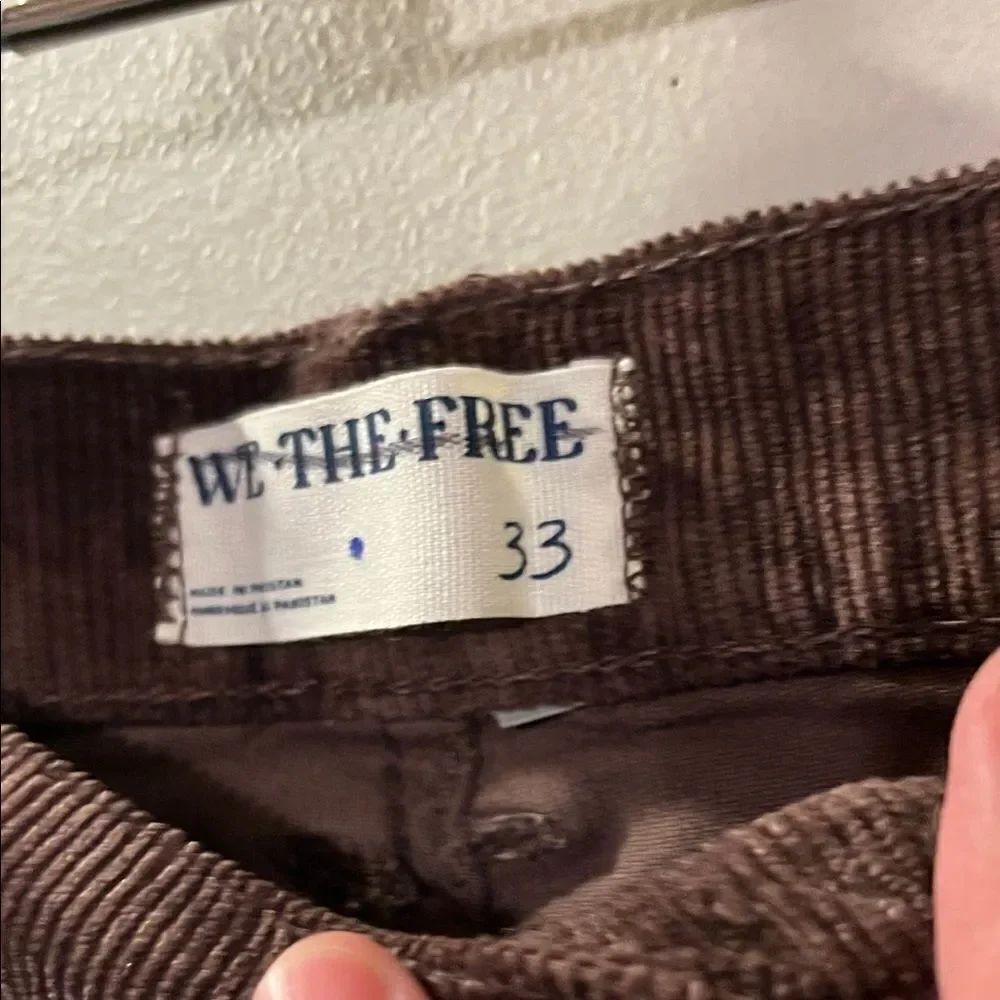 Free People Risk Taker High Rise Straight Corduroys - Picture 4 of 12